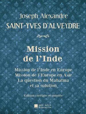 cover image of Mission de l'Inde